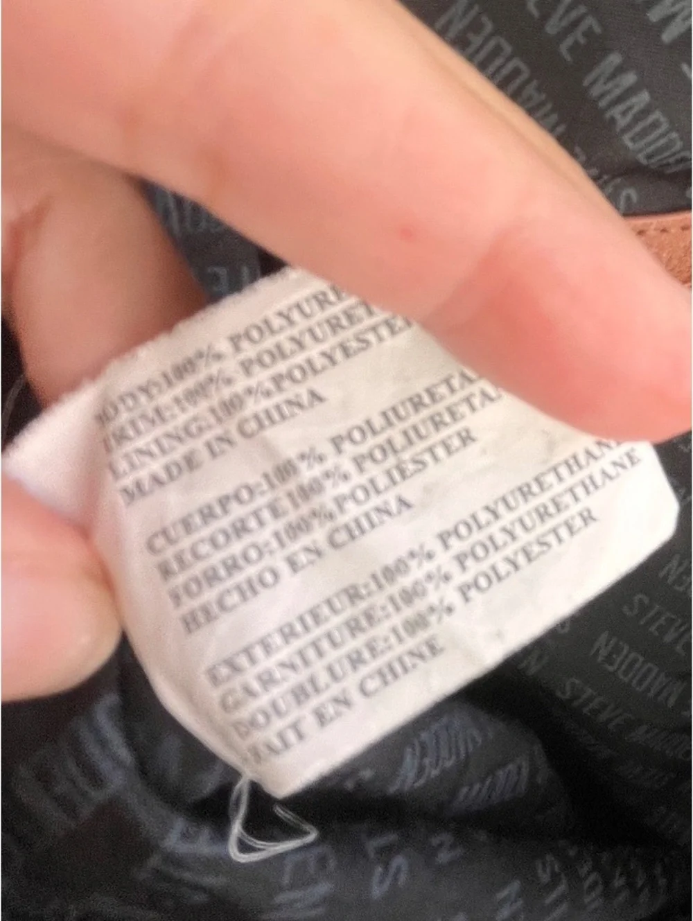 Steve Madden Large Vegan Hobo Bag